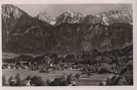 Oberaudorf - mit Kaisergebirge - 1952 Oberaudorf - mit Kaisergebirge - 1952