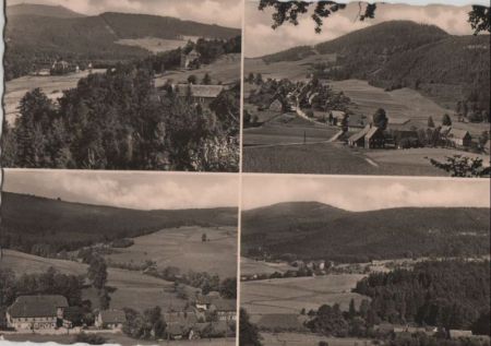 Großschönau-Waltersdorf - u.a. Blick zum Hochwald - 1963 Großschönau-Waltersdorf - u.a. Blick zum Hochwald - 1963