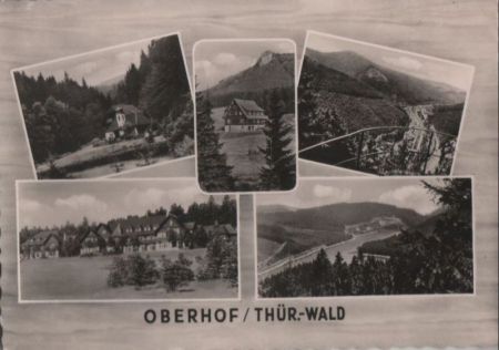 Oberhof - 5 Teilbilder - 1963 Oberhof - 5 Teilbilder - 1963