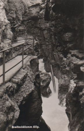 Breitachklamm - ca. 1960 Breitachklamm - ca. 1960