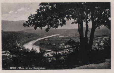 Trier - Blick von der Mariensäule - ca. 1955 Trier - Blick von der Mariensäule - ca. 1955