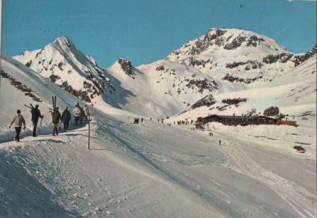 Schweiz - Davos - Strelapass mit Haupterkopf - 1976 Schweiz - Davos - Strelapass mit Haupterkopf - 1976
