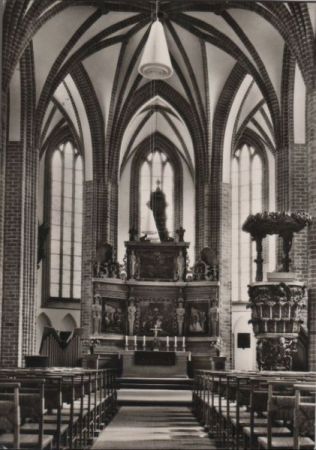 Spandau (OT von Berlin) - St. Nikolaikirche, innen - ca. 1965 Spandau (OT von Berlin) - St. Nikolaikirche, innen - ca. 1965