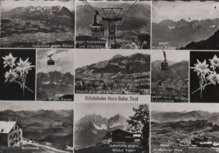 Österreich - Kitzbühel - Horn-Bahn - 1962 Österreich - Kitzbühel - Horn-Bahn - 1962