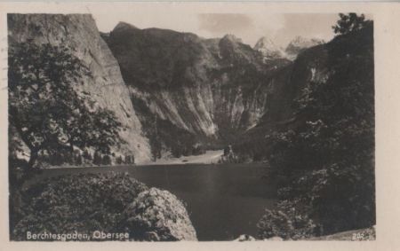 Berchtesgaden - Obersee - 1932 Berchtesgaden - Obersee - 1932