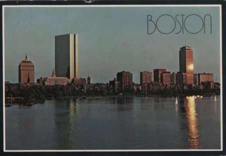 USA - Boston - City at Twilight - 1984 USA - Boston - City at Twilight - 1984