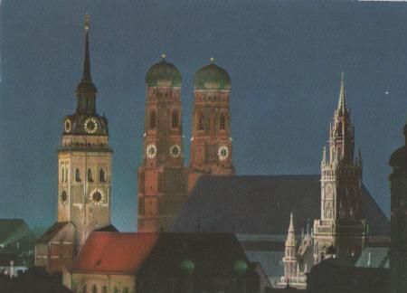 München - St. Peter - Dom - Rathaus - 1970 München - St. Peter - Dom - Rathaus - 1970