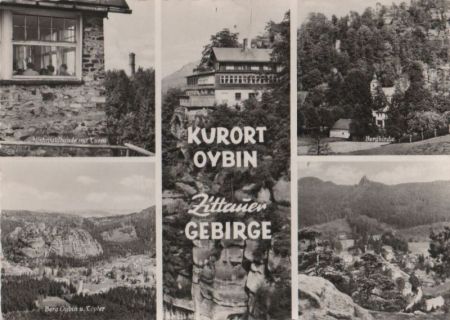 Kurort Oybin - u.a. Bergkirche - 1961 Kurort Oybin - u.a. Bergkirche - 1961