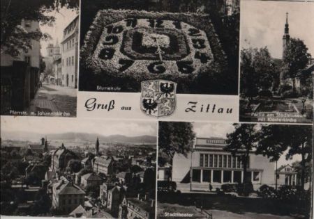 Zittau - u.a. Stadttheater - 1958 Zittau - u.a. Stadttheater - 1958
