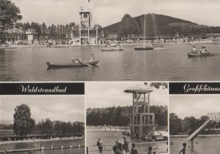 Großschönau - Waldstrandbad - ca. 1965 Großschönau - Waldstrandbad - ca. 1965