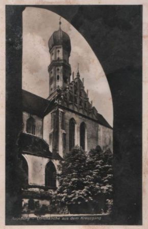 Augsburg - Ulrichkirche - ca. 1950 Augsburg - Ulrichkirche - ca. 1950