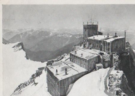 Ramsau - Zugspitzbahn auf der Zugspitze - ca. 1955 Ramsau - Zugspitzbahn auf der Zugspitze - ca. 1955