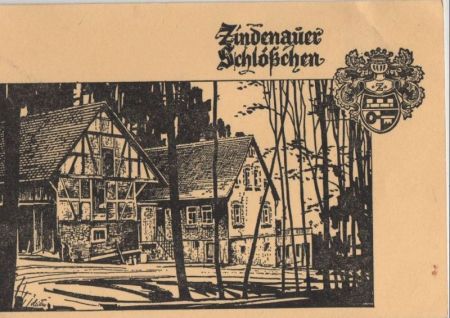Fischbachtal, Odenwald - Steinau, Wald-Cafe Zindenauer Schlösschen - ca. 1965 Fischbachtal, Odenwald - Steinau, Wald-Cafe Zindenauer Schlösschen - ca. 1965