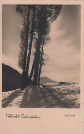 Fröhliche Weihnachten mit Schneelandschaft Fröhliche Weihnachten mit Schneelandschaft