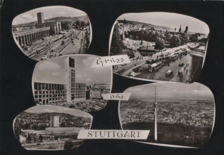Stuttgart - mit 5 Bildern - 1969 Stuttgart - mit 5 Bildern - 1969