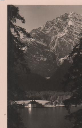 Berchtesgaden - St. Bartholomä mit Watzmann-Ostwand - ca. 1935 Berchtesgaden - St. Bartholomä mit Watzmann-Ostwand - ca. 1935
