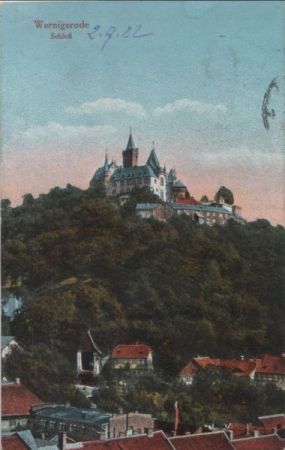 Wernigerode - Schloß - 1922 Wernigerode - Schloß - 1922