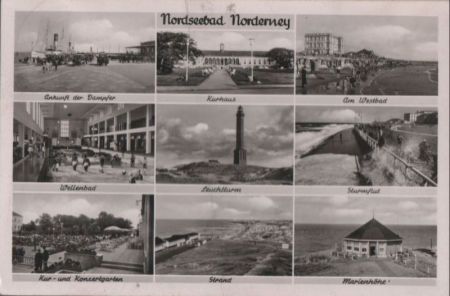 Norderney - u.a. Kur- und Konzertgarten - 1951 Norderney - u.a. Kur- und Konzertgarten - 1951