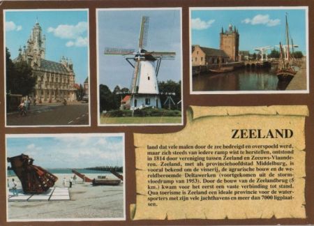 Niederlande - Zeeland - mit 4 Bildern - 1990 Niederlande - Zeeland - mit 4 Bildern - 1990