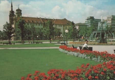 Stuttgart - Schloßplatz - 1982 Stuttgart - Schloßplatz - 1982