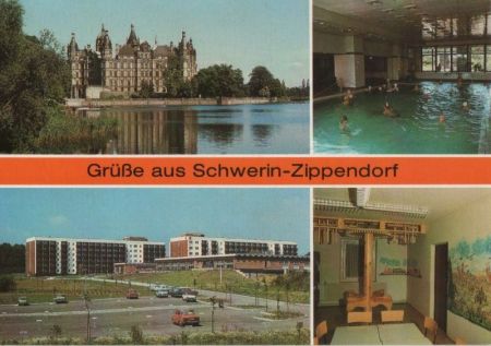 Schwerin - Zippendorf, u.a. Spielzimmer - 1986 Schwerin - Zippendorf, u.a. Spielzimmer - 1986
