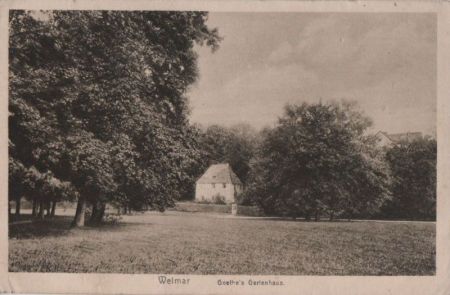 Weimar - Goethes Gartenhaus - ca. 1950 Weimar - Goethes Gartenhaus - ca. 1950