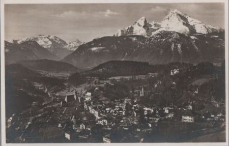 Berchtesgaden - vom Lockstein - ca. 1950 Berchtesgaden - vom Lockstein - ca. 1950