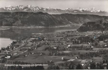 Österreich - Bodendorf - mit Julische Alpen - 1961 Österreich - Bodendorf - mit Julische Alpen - 1961