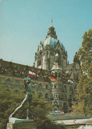 Hannover - Partie am Rathaus - 1984 Hannover - Partie am Rathaus - 1984