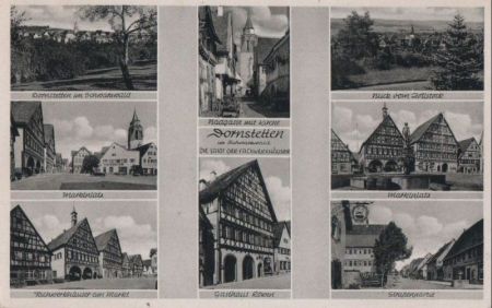 Dornstetten - u.a. Marktplatz - 1952 Dornstetten - u.a. Marktplatz - 1952