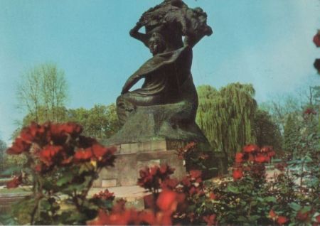 Polen - Warschau - Pomnik Fryderyka Chopina - 1971 Polen - Warschau - Pomnik Fryderyka Chopina - 1971
