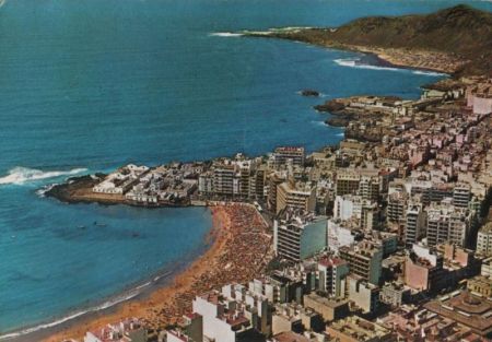 Spanien - Las Palmas - Playa de Las Canteras - 1974 Spanien - Las Palmas - Playa de Las Canteras - 1974
