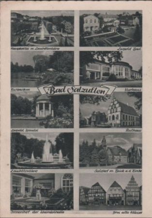 Bad Salzuflen - u.a. Leopold Sprudel - 1956 Bad Salzuflen - u.a. Leopold Sprudel - 1956