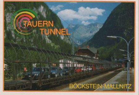 Österreich - Bad Gastein-Böckstein - Mallnitz - Tauerntunnel - ca. 1985 Österreich - Bad Gastein-Böckstein - Mallnitz - Tauerntunnel - ca. 1985