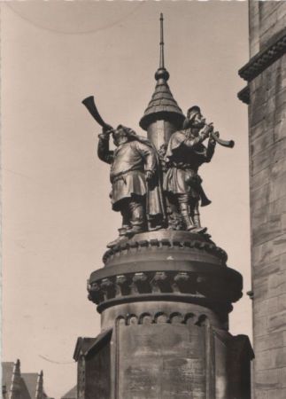 Bremen - Turmbläserbrunnen - 1967 Bremen - Turmbläserbrunnen - 1967