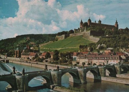 Würzburg - Alte Mainbrücke - ca. 1985 Würzburg - Alte Mainbrücke - ca. 1985