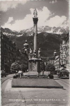 Österreich - Innsbruck - Maria Theresienstraße - 1956 Österreich - Innsbruck - Maria Theresienstraße - 1956