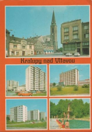 Tschechien - Kralupy nad Vltavou - 5 Teilbilder - 1981 Tschechien - Kralupy nad Vltavou - 5 Teilbilder - 1981