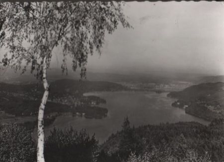 Österreich - Wörthersee - vom Pyramidenkogel - 1960 Österreich - Wörthersee - vom Pyramidenkogel - 1960