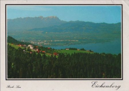 Österreich - Eichenberg - Blick auf Bodense - 1988 Österreich - Eichenberg - Blick auf Bodense - 1988