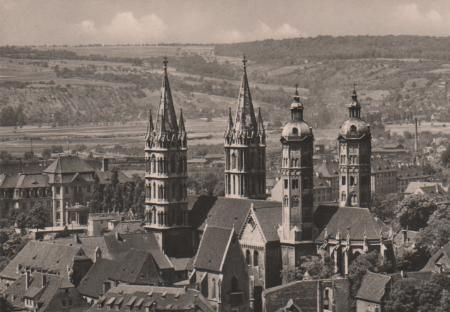 Naumburg - Blick auf den Dom - 1966 Naumburg - Blick auf den Dom - 1966