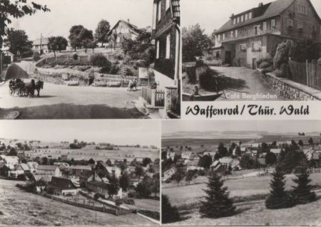 Eisfeld-Waffenrod - u.a. Cafe Bergfrieden - 1985 Eisfeld-Waffenrod - u.a. Cafe Bergfrieden - 1985