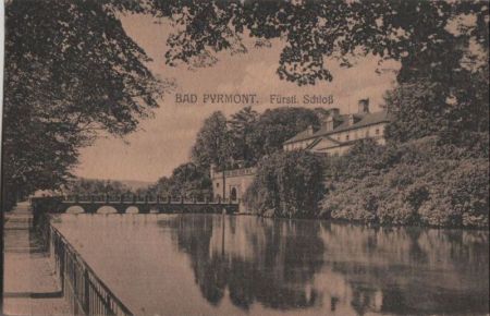 Bad Pyrmont - Fürstl. Schloß - 1919 Bad Pyrmont - Fürstl. Schloß - 1919