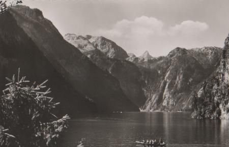 Berchtesgaden - St. Bartholomä vom Malerwinkel - ca. 1955 Berchtesgaden - St. Bartholomä vom Malerwinkel - ca. 1955