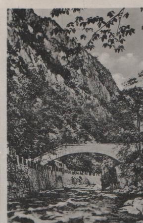 Bodetal bei Thale - Jungfernbrücke - ca. 1955 Bodetal bei Thale - Jungfernbrücke - ca. 1955