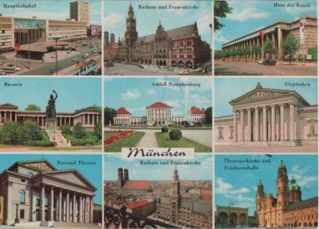 München - u.a. Hauptbahnhof - 1971 München - u.a. Hauptbahnhof - 1971