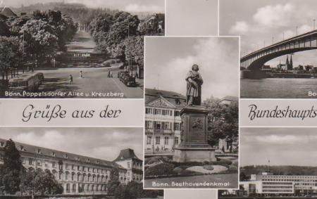 Bundeshauptstadt Bonn - ca. 1955 Bundeshauptstadt Bonn - ca. 1955