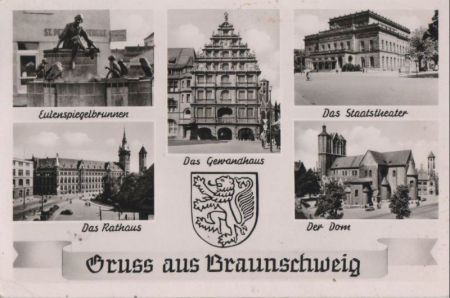 Braunschweig - u.a. der Dom - 1954 Braunschweig - u.a. der Dom - 1954