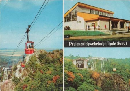 Thale - u.a. Blick von der Bergstation - 1982 Thale - u.a. Blick von der Bergstation - 1982