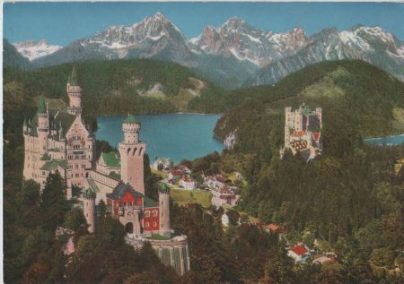 Schwangau Neuschwanstein - und Hohenschwangau - 1969 Schwangau Neuschwanstein - und Hohenschwangau - 1969